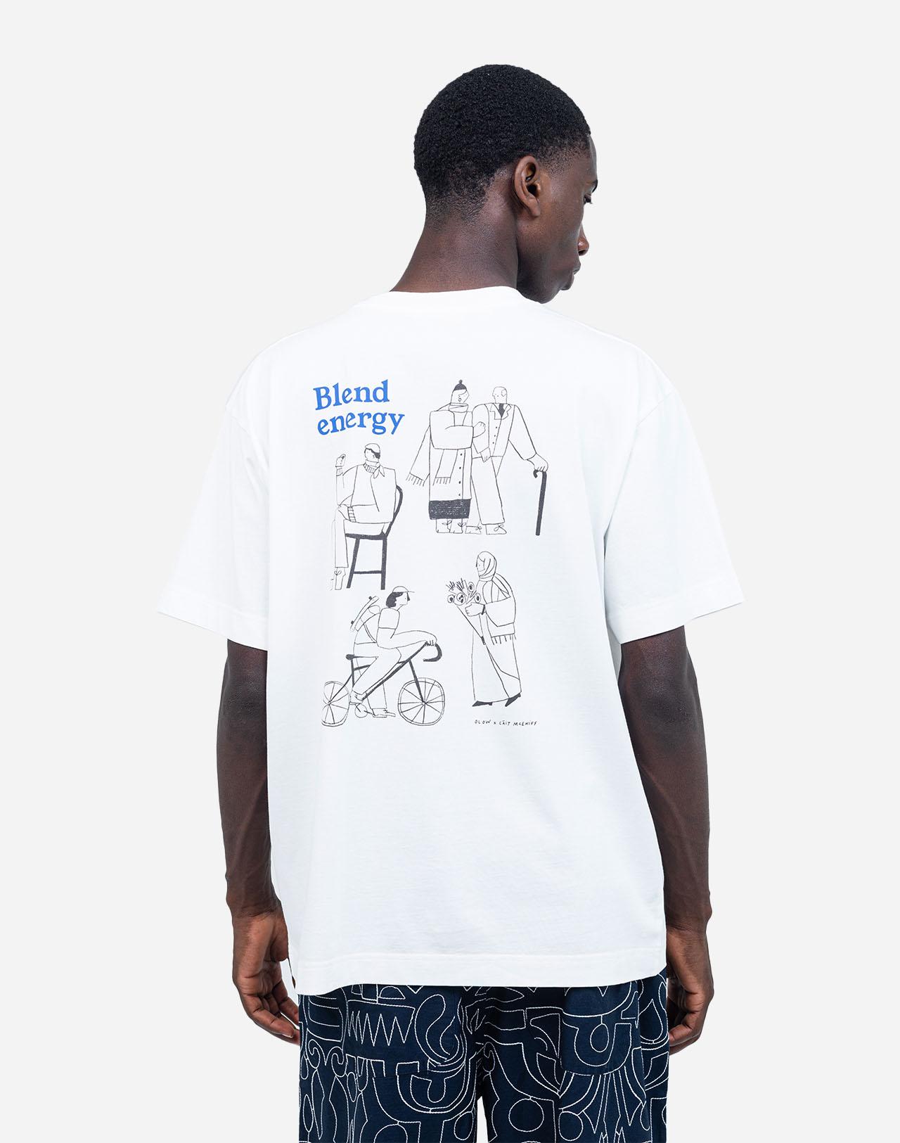 Olow T-Shirt Citizen Ecru Herren weiß
